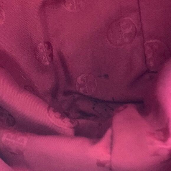 Tory Burch Pink Nylon Tote Shoulder Bag Medium Size - Picture 12 of 13